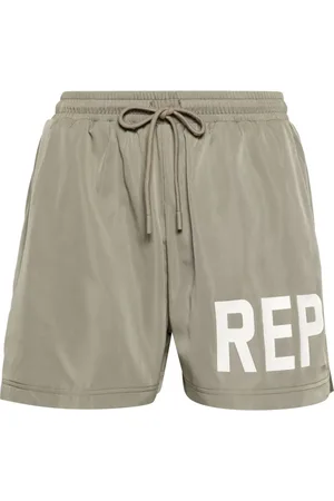 Represent Shorts de playa con logo estampado