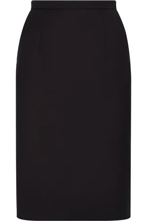 Dolce & Gabbana Falda corta estilo lápiz con cintura alta