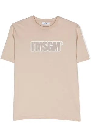 Msgm Playera con logo estampado