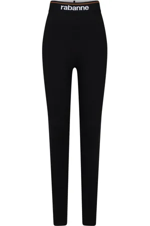 Paco rabanne Leggins Bodyline con logo en la pretina