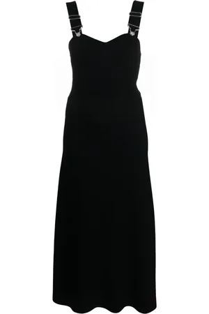 Moschino Vestido midi con diseño tejido y acampanado