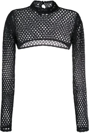Moschino Top corto con perforaciones