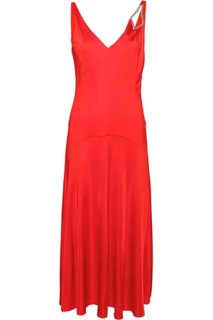 Lanvin Vestido midi con apliques