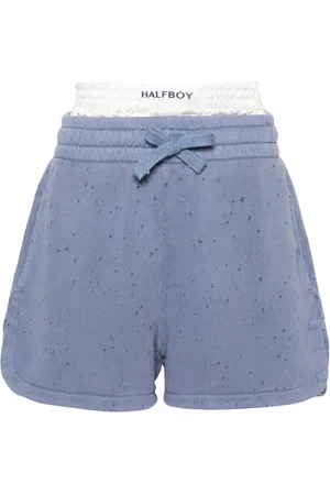 Halfboy Bermudas con efecto envejecido