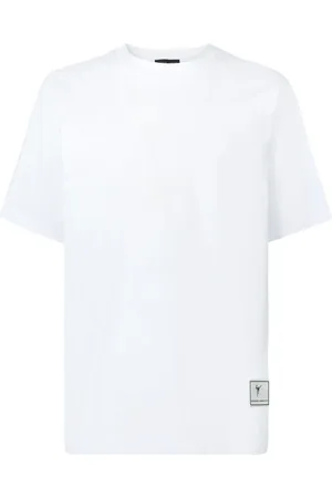 Giuseppe Zanotti Playera manga corta con parche del logo