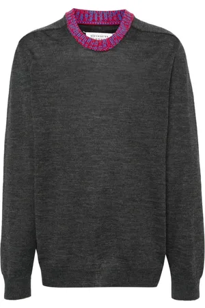 Maison Margiela Suéter con cuello en contraste
