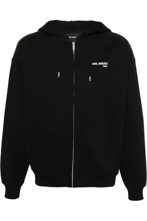 Axel Arigato Hoodie con logo estampado y cierre