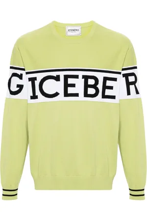 Iceberg Sudadera con logo en jacquard