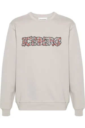 Iceberg Sudadera con logo y motivo floral bordado