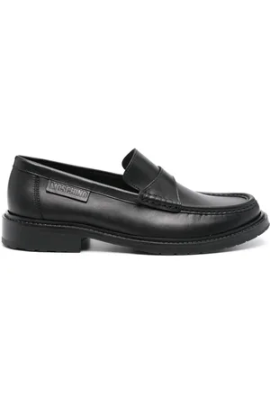 Moschino Mocasines con parche del logo