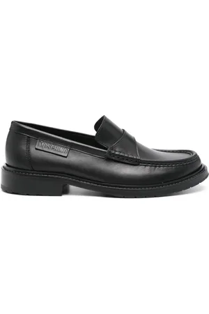 Moschino Mocasines con parche del logo