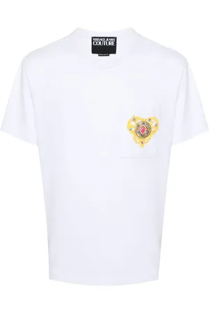 VERSACE Playera con logo estampado