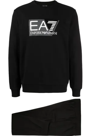 EA7 Sudadera con logo estampado