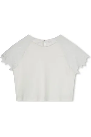 Chloé Playera con encaje guipure