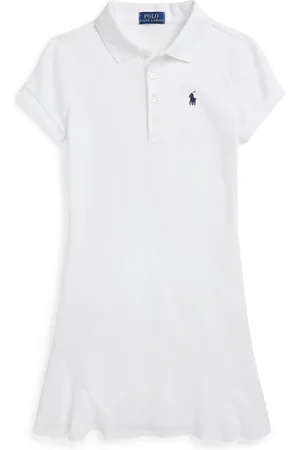 Ralph Lauren Vestido estilo playera tipo polo con logo bordado