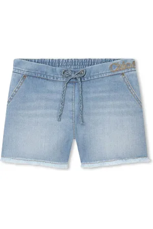 Chloé Shorts de mezclilla con efecto blanqueados