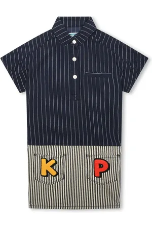 Kenzo Vestido con aplique del logo