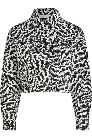 Karl Lagerfeld Chamarra con estampado de cebra
