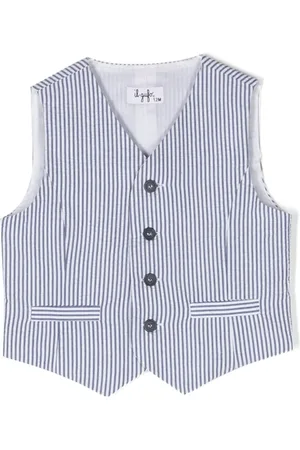 Il gufo Chaleco con rayas estampadas