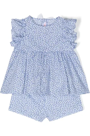 Il gufo Set de shorts con estampado floral