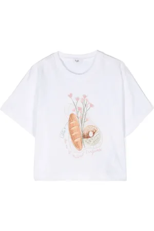 Il gufo Playera con estampado gráfico