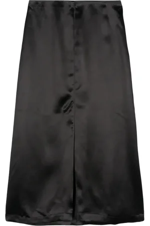 Loulou Studio Falda midi con efecto satinado