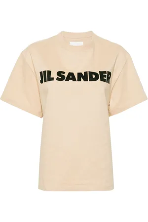 Jil Sander Playera con logo estampado