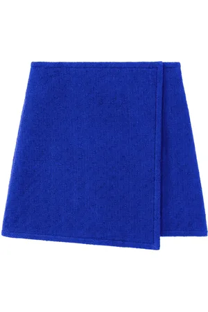 Proenza Schouler Falda corta de tweed con diseño cruzado