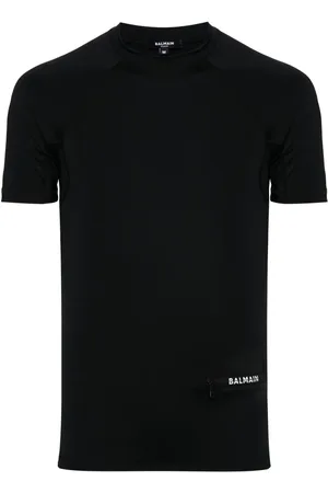 Balmain Playera con logo estampado