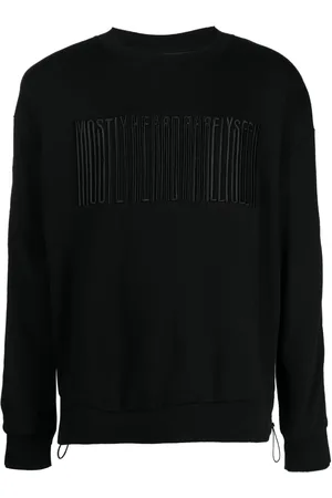 MOSTLY HEARD RARELY SEEN Sudadera híbrida con logo bordado