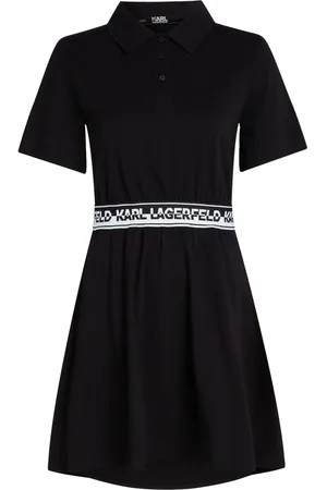 Karl Lagerfeld Vestido corto estilo playera tipo polo
