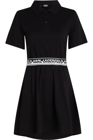 Karl Lagerfeld Vestido corto estilo playera tipo polo