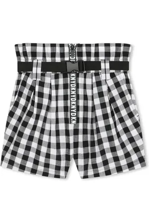 DKNY Shorts con cuadros estampados