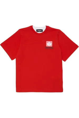 Dsquared2 Playera con cuello redondo y logo estampado