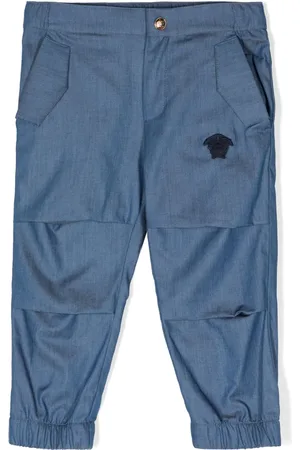 VERSACE Pantalones con parche Medusa Head