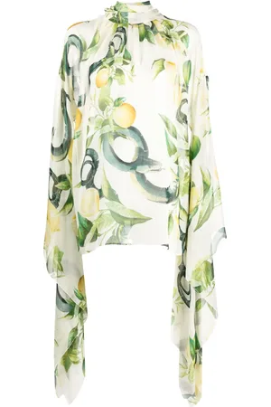 Roberto Cavalli Blusa con limones estampados