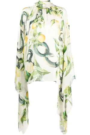 Roberto Cavalli Blusa con limones estampados