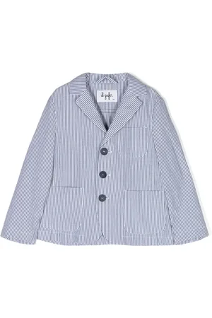 Il gufo Blazer con motivo de rayas y botones