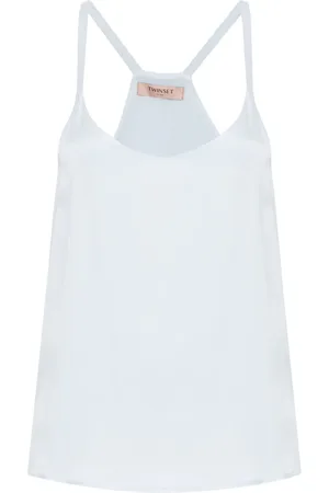 Twin-Set Top sin mangas satinado