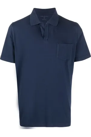 Sease Playera tipo polo con bolsillo en el pecho