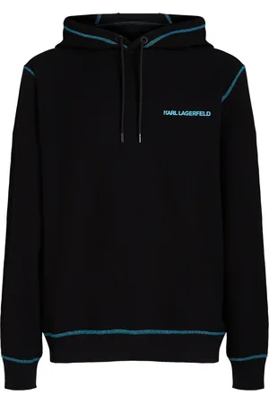 Karl Lagerfeld Hoodie de tejido gofrado