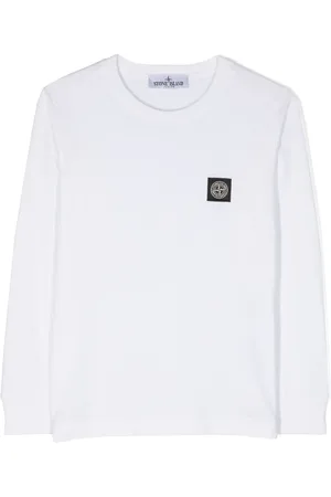 Stone Island Playera con parche del logo