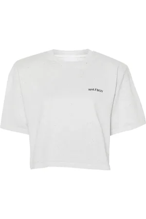 Halfboy Playera con efecto envejecido