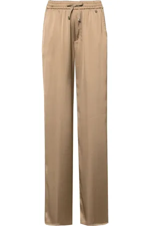 HERNO Pantalones anchos con tiro alto