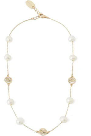 Karl Lagerfeld Collar K/Autograph Pearls con dije