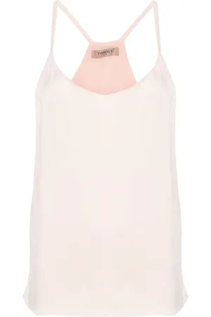 Twin-Set Top sin mangas satinado