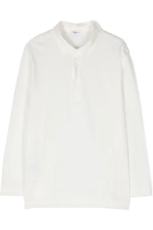 Il gufo Playera tipo polo manga larga