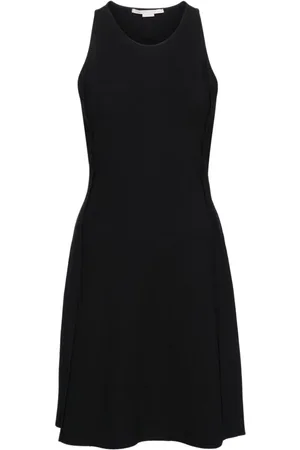 Stella McCartney Vestido recto con cuello redondo