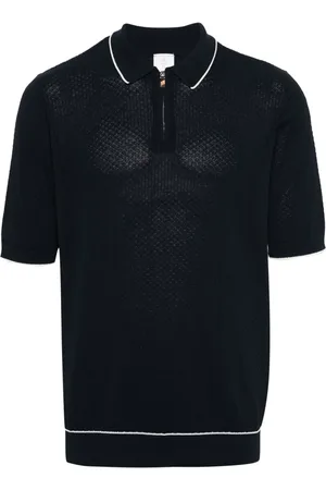 ELEVENTY Playera tipo polo tejida manga corta