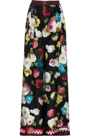 Dolce & Gabbana Pantalones anchos con estampado floral